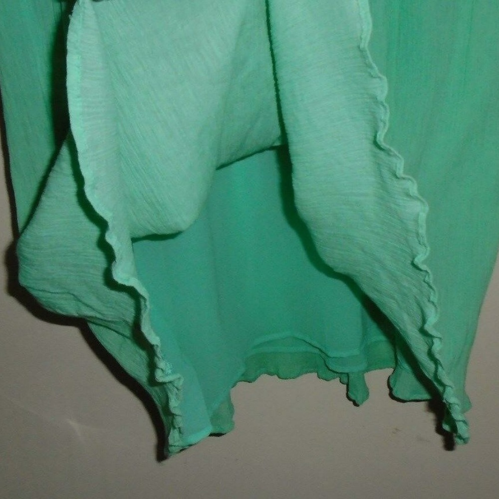 Broomstick Crinkle Drawstring Waist Lined Skirt - image 5